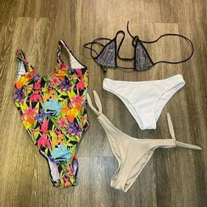 Womens 4 Item Swimsuit Bundle - S